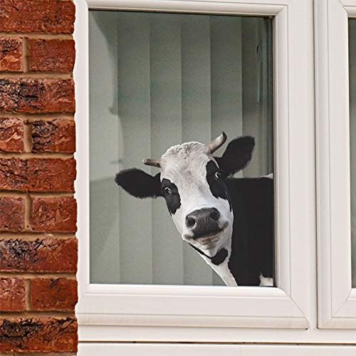 Cute Cow Window Decals for Farmhouse Decor