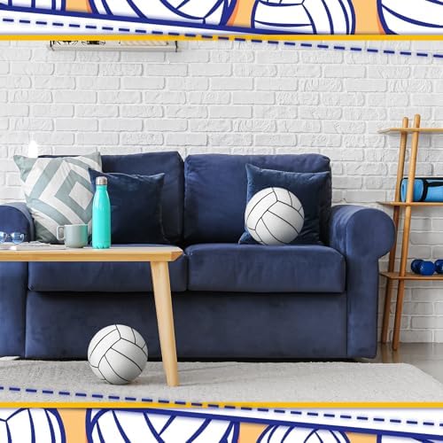 Gerrii 2 Pcs 3D Volleyball Plush Pillow