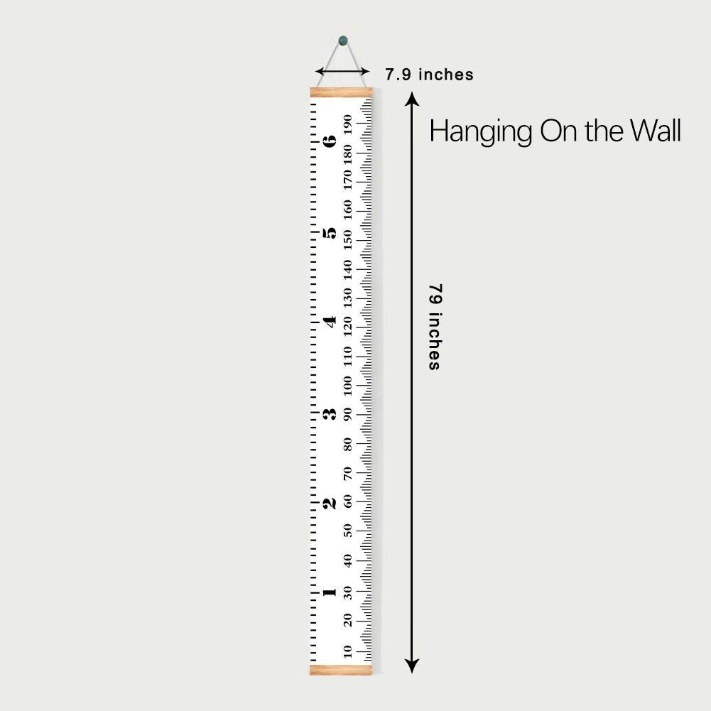 Mibote Baby Growth Chart Wall Decor
