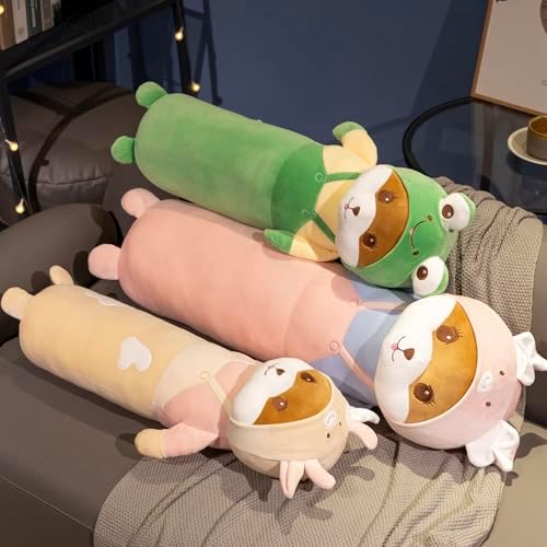 Cute Frog Plush Pillow 248 Hugging Toy for Anxiety and Sleep