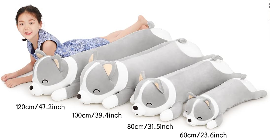 Yeqivo Shiba Inu Plush Pillow for Girls Kids