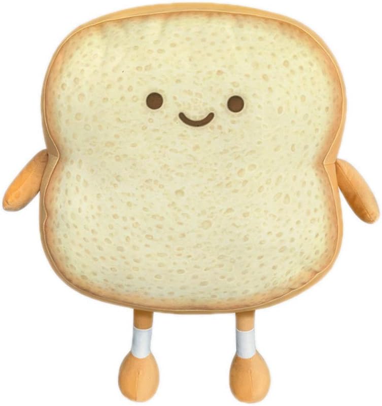 Funny Toast Bread Plush Pillow Toy
