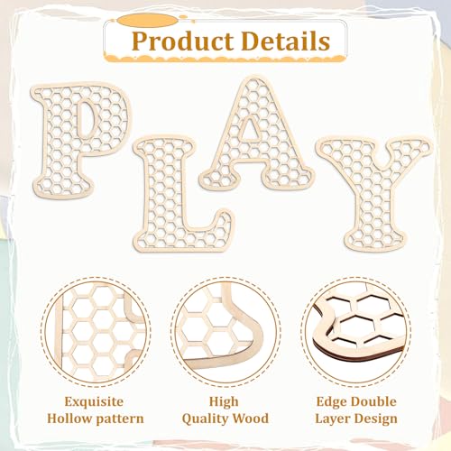Giantree Rattan Letters Wall Decor Set