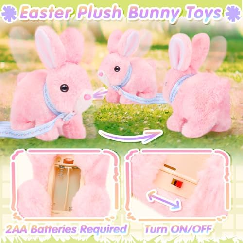 Tagitary Plush Walking Bunny with Sounds