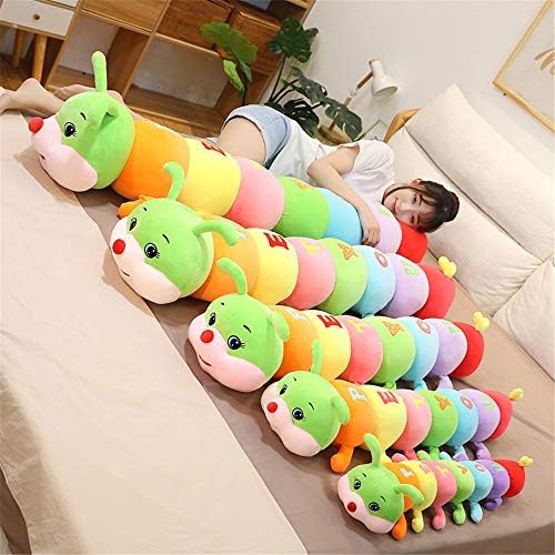 Multicolor Caterpillar Plush Hugging Pillow