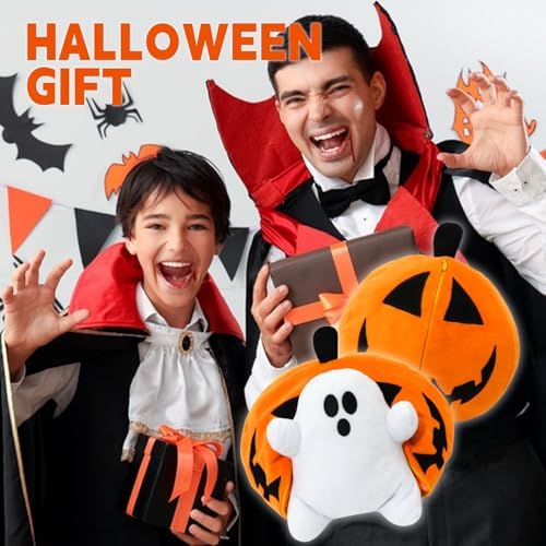 Halloween Pumpkin Ghost Plush Pillow