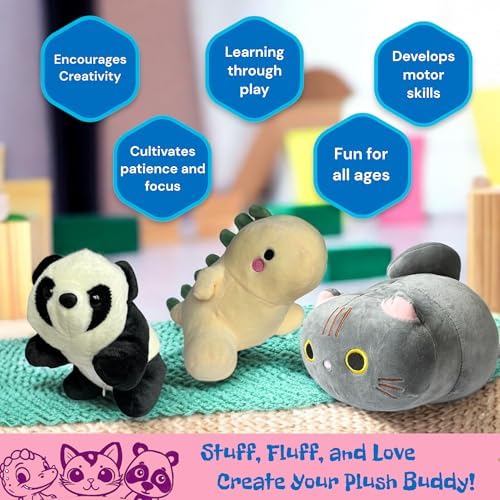 Generic 3 Pack 8 Inch DIY Stuffed Animal Kit