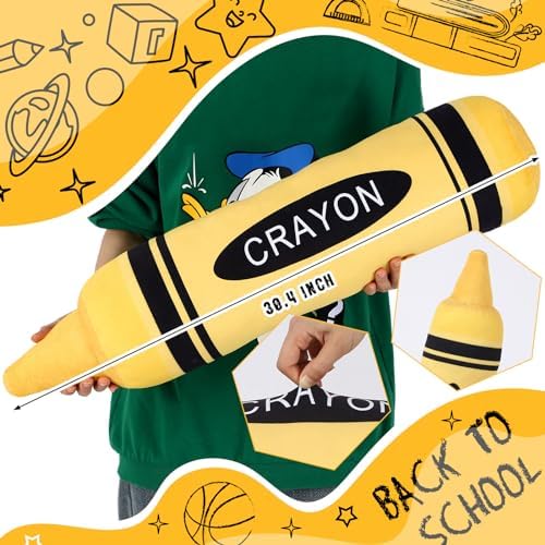 30 Inch Crayon Shaped Plush Pillow 1