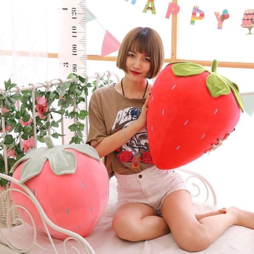 Cute Strawberry Plush Pillow for Kids