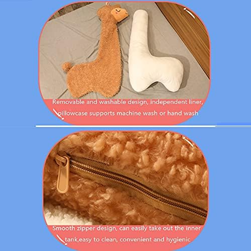 Soft Plush Alpaca Pillow for Hugging