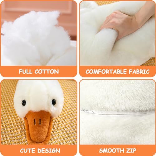 Heionia Giant Duck Goose Plush Pillow Toy