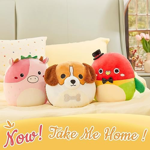 10 Inch Beagle Dog Plush Pillow