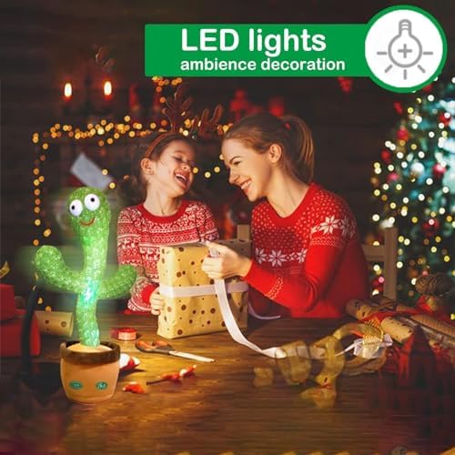 Dancing Talking Cactus Toy with LED