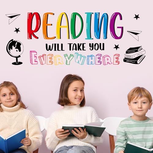 Reading Wall Stickers Classroom Decor