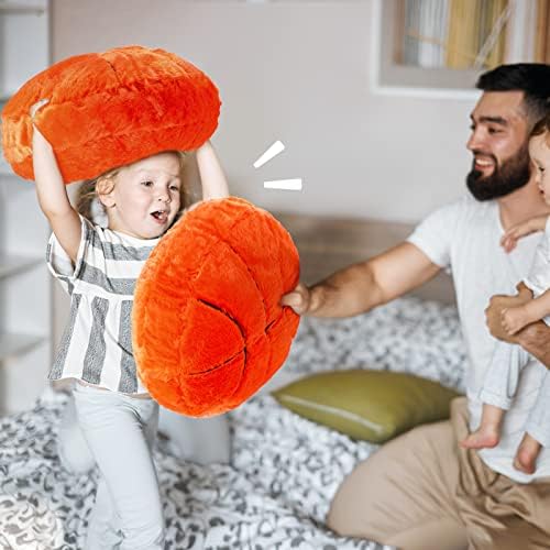 Jetec 2 Pcs Basketball Shaped Plush Pillow