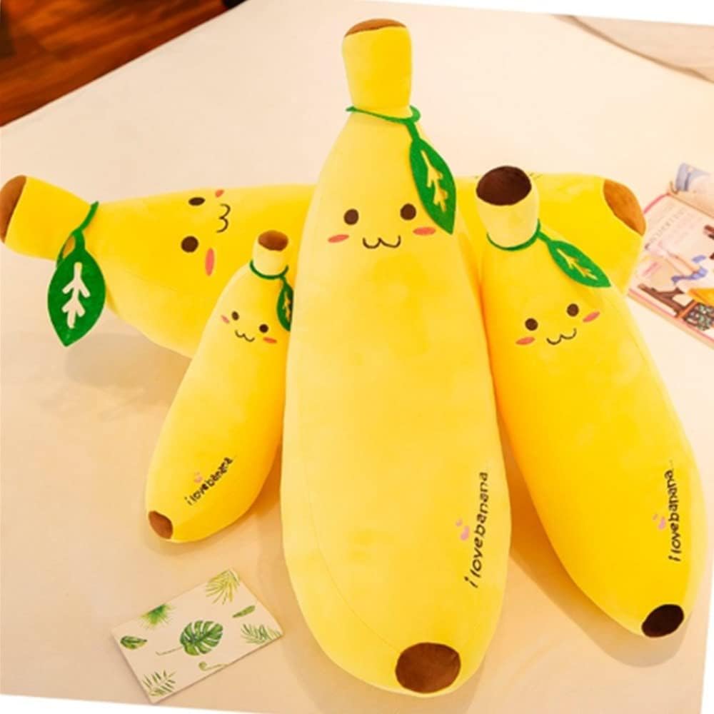 Banana Plush Stuffed Animal Toy Hugging Pillow for Kids
