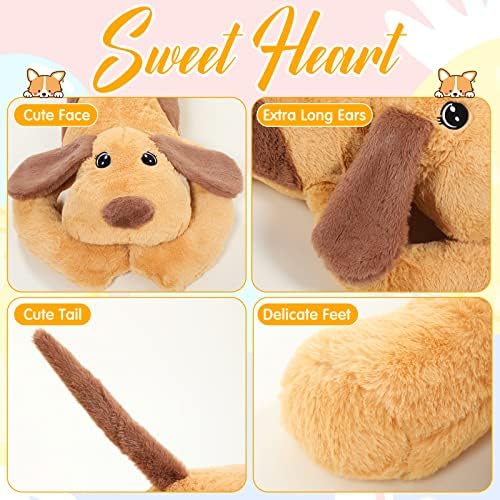 Queekay Plush Dog Pillow for Adults and Kids