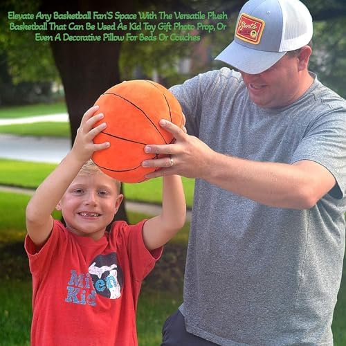 T Play Basketball Plush Pillow for Boys