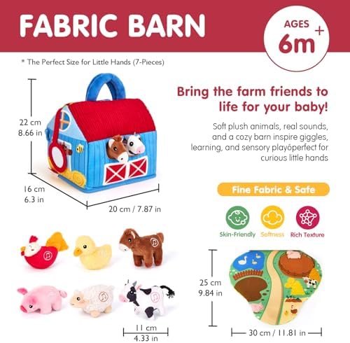 Hahaland Surprise Barn with Farm Animals