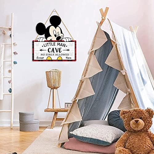 Little Man Cave Wooden Wall Sign