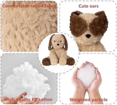 Niuniu Daddy 14 Inch Weighted Plush Dog