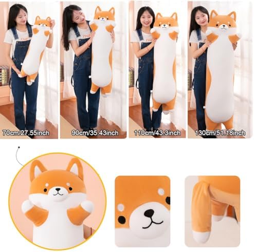 Long Shiba Inu Plush Pillow for Kids 1