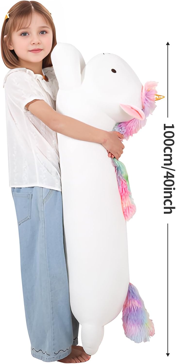 40 Inch Giant Unicorn Plush Pillow