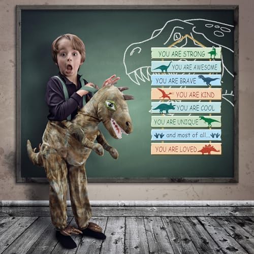Dinosaur Room Decor Wall Plaque for Boys