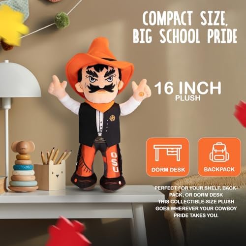 Oklahoma State Cowboys Pistol Pete Musical Plush