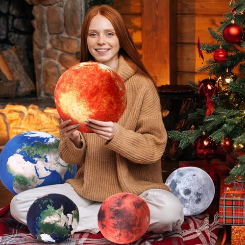5 Planet Plush Pillow Set Sun Moon Earth