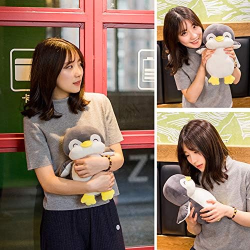 12 Inch Gray Stuffed Penguin Plush Toy 1
