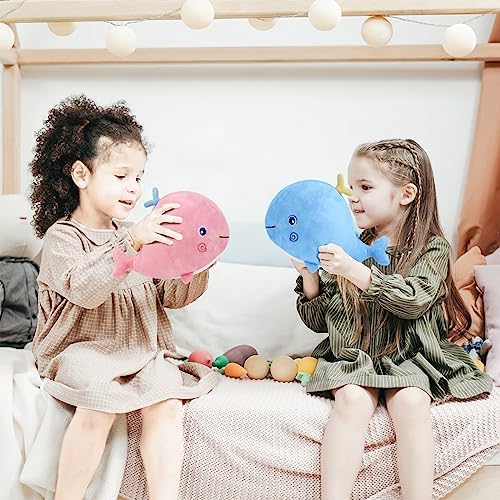 MUPI Blue Whale Plush Pillow Toy