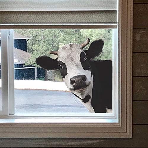 Cute Cow Window Decals for Farmhouse Decor