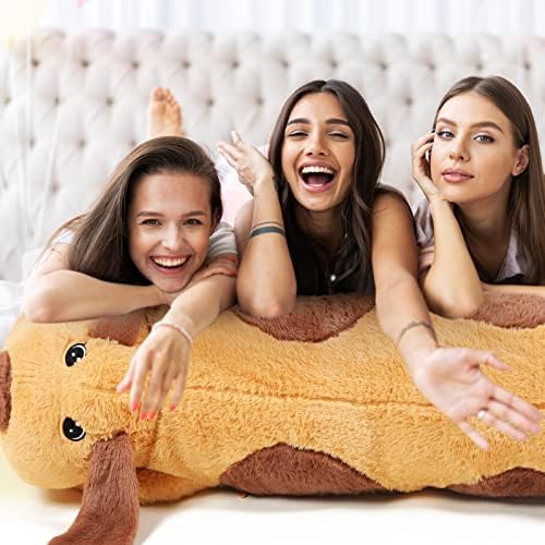 Queekay Plush Dog Pillow for Adults and Kids