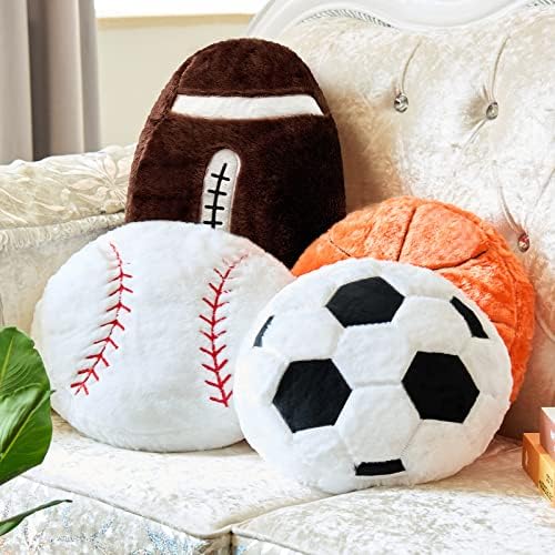 Juexica 4 Pcs Sports Throw Pillows