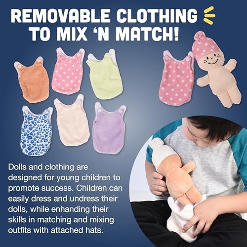 Creative Minds Soft Baby Doll Set of 6