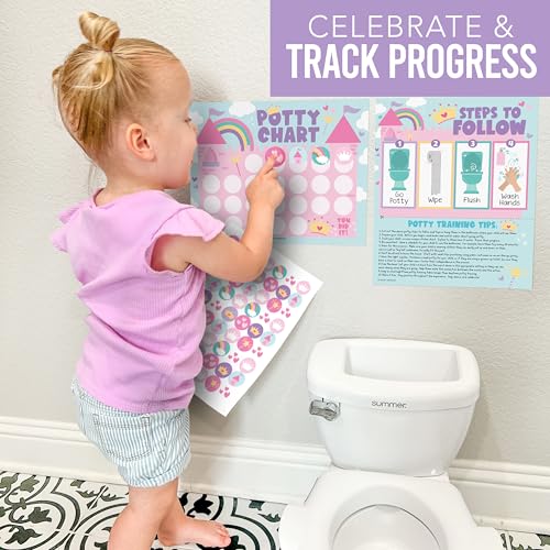 Hadley Designs Princess Potty Training Chart for Girl