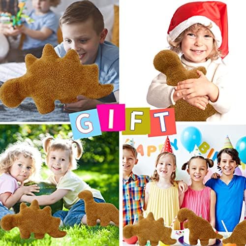 3 Pack Dino Nugget Plush Pillows