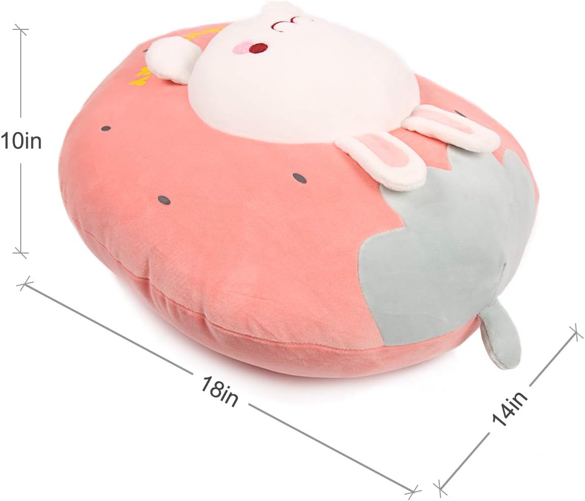 ARELUX 18in Bunny Plush Pillow Toy