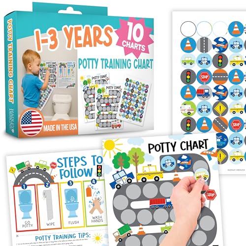 Hadley Designs Potty Training Chart for Boys 1