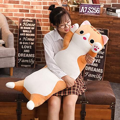 Long Cat Plush Pillow for Kids