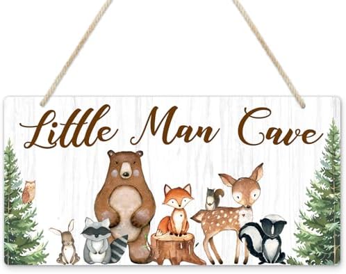Uflashmi Little Man Cave Wall Sign