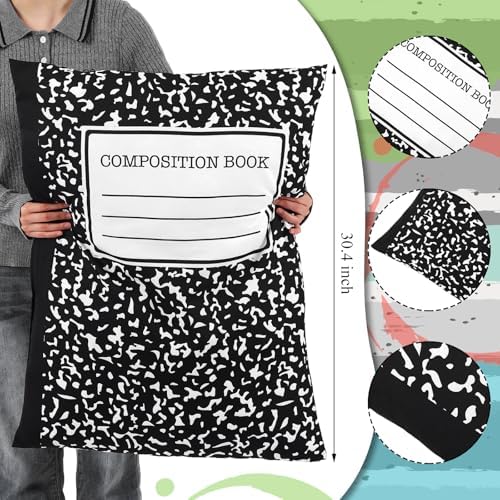 30 Inch Composition Notebook Throw Pillow