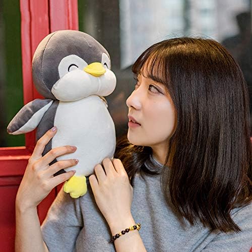 12 Inch Gray Stuffed Penguin Plush Toy 1