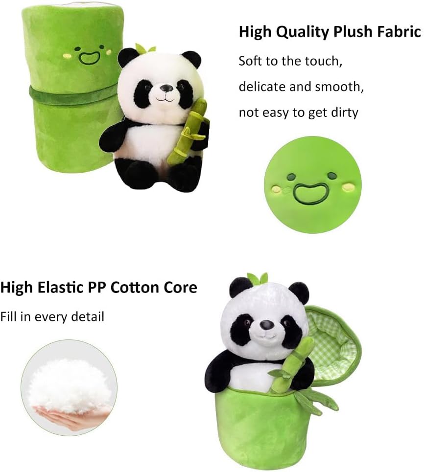 Cute Panda Plush Toy Hugging Pillow for Kids
