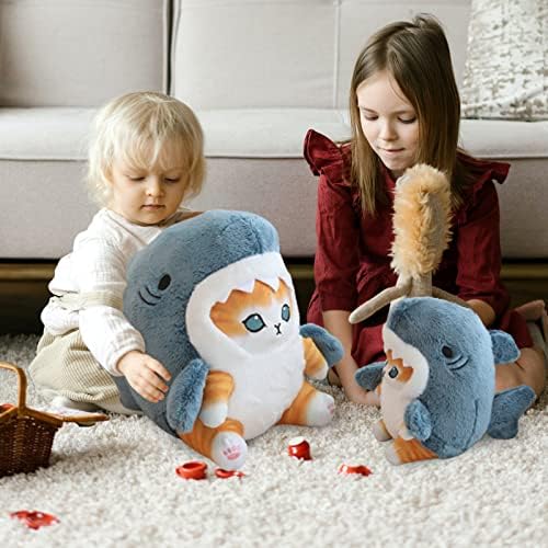 Kawaii Shark Cat Plush Pillow Toy