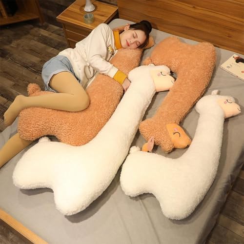 Hofun4U Alpaca Plush Pillow 51 Inch Long Body Pillow
