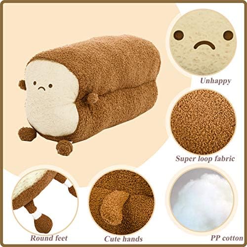 DENTRUN Toast Plush Pillow 15