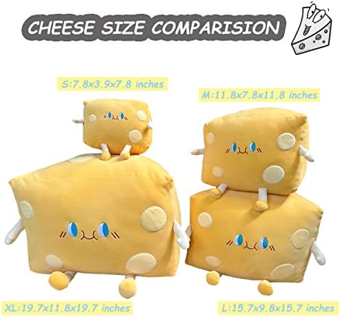 Cheese Stuffed Plush Pillow Toy