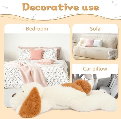 MorisMos Giant Dog Plush Pillow Toy